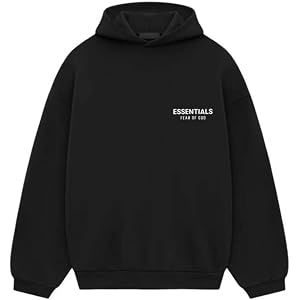 Essentials Basic Hoodie Season SS24, Oversized Unisex Adult Men Size