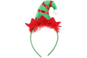 LKQBBSZ Creative Elves Headband Christmas Elf Costume Headwear Elf Hair Hoop for Christmas Party Accessoriess