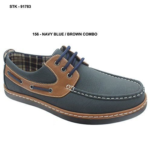 Aldo Rossini Men s Oregon-1 Two Tone Casual Lightweight Boat Shoe,Tan Combo, 8M