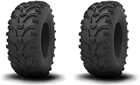Set of 2 KENDA Bearclaw Front/Rear Tires 25x12.5-9 6-ply
