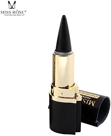 UKZHIDA 1 PC Waterproof Pencil Makeup Eyeliner Black Eyeliner Gel Professional Natural Make Up Eyes Waterproof Portable Black Eyeliner Gel