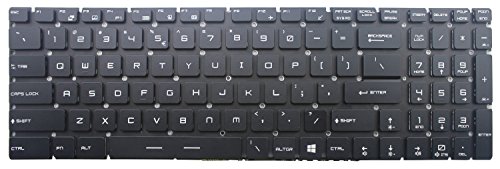 CHNASAWE-Laptop-Backlit-Keyboard-for-MSI-Gaming-GE62-6QC-6QD-6QE-6QF-6QL-US-Layout-without-Frame