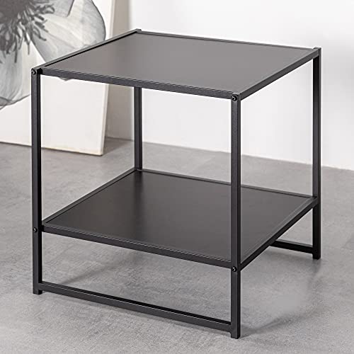 ZINUS Dane 20 Inch Black Frame Side Table / End Table / Easy Assembly