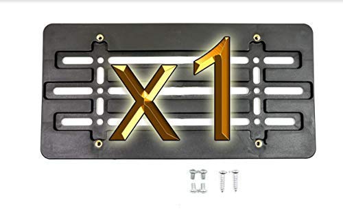 Jeep License Plate Holder Jeep Black Coated Metal License Plate Frame With Exposed Chrome Logo Thin Rim Frame License Plate Frames Jeep - Foto 3