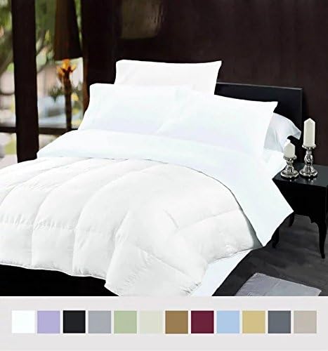 iCOVER BEDDING PLATINUM 1800 COLLECTION BRUSHED MICROFIBER BEDDING SET, Wrinkle and Fade resistant, 4Piece Bed Sheet Set (Full, White) 1 Flat Sheet + 1 Deep Pocket Fitted Sheet + 2Pillow Cases