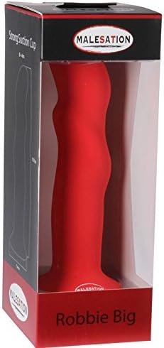 MALESATION Robbie Dildo with Suction Cup, Large, Red - Image 3