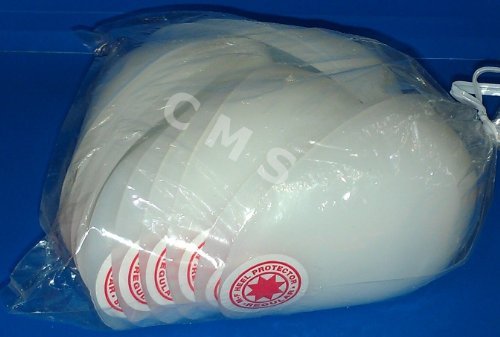 M-F Athletic Plastic Heel Protector Cups Heat Moldable Regular W7.5+/M6+ DOZEN MF by M-F