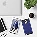 BENTOBEN Case for Galaxy Note 4, Shockproof Hybrid 2 in 1 Hard PC Full Body Soft Bumper Protective Cell Phone Case for Samsung Galaxy Note 4 - Navy Blue