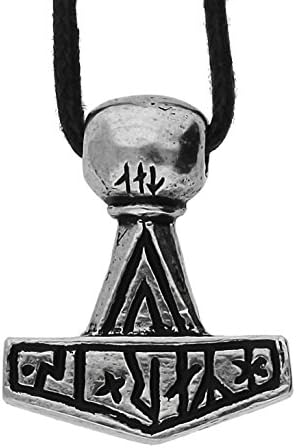 Handmade Viking Mjölnir Danish Thor's Hammer Pewter Pendant