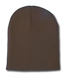 Solid Blank Short Beanie Cap - (Many Colors Available)