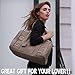 MAIDUDU Casual Travel Handbags for Women, Laptop Tote Bag Multifunctional and Laptop Large Shoulder Bag, Travel Business Laptop Womens Bags for Work (007)