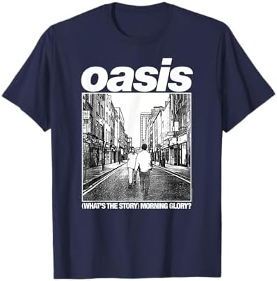 Amazon.com: Oasis T Shirt Be Here Now Illustration Band Logo