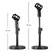 Mudder Adjustable Foldable Desk Microphone Stand with Mic Clip for Meetings, Lectures and Podcasts