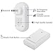 Adoric Waterproof Wireless Door Bell Kit, 1 Plug-In Receiver & 1 Remote Push Button - Self-Powered, No Battery Needed, Premium Doorbell with Nightlight, LED Indicator (2018 Upgraded Version)