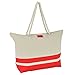 DALIX Sailor Tote Bag with Rope Handle (Red, Navy Blue, Black, Yellow, Reflex Blue)