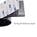 Shintop Felt Tape DIY Adhesive Heavy Duty Felt Strip Roll Cut into Any Shape to Protect Your Hardwood and Laminate Flooring, 1.96 x 39.3 Inches (Pack of 2, Black)