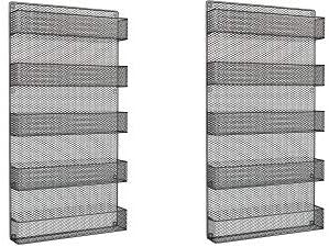 Amazon Com Spice Racks Hc 2302 Organizer Space Saving Wall Mount