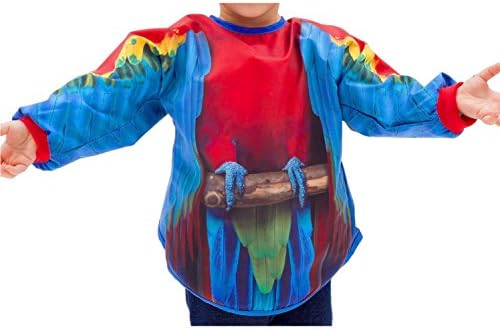 Mixed Pears Suitable Role Play Bibs 1T-3T, Macaw