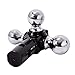 Goplus Triple Ball Swivel Adjustable Drop Turn Trailer Tow Hitch Mount for 2