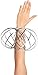 Perfect Life Ideas Spinner Ring Arm Slinkey Toy - Flow Rings Kinetic Spring Bracelet - Science Educational Sensory Interactive Cool Toys for Kids Boys Girls Adults - Spinning Arm Slinky Magic Ring