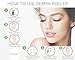 Derma Roller Needle Skin & Face Care - Premium Quality Home Use - Facial Titanium 540 Micro Needles / 0.25 mm | Perfect Microneedle Beauty Massage Tool - Microneedling Dermapen