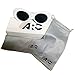 Clout Goggles Oval Mod Round Sunglasses Thick Frames Retro White Thick Lens INCLUDES Carrying Pouch & Cleaning Cloth By ARC