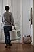 Keter by Curver Bunk Bed/Pet Carrier/Travel Crate with Cushions, 3-in-1 for Cats and Small Dogs, Small to Medium, Sandy/Misty Blue