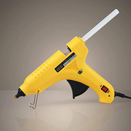Hot Glue Gun 100W Dual Power High Temp Heavy Duty Melt Glue Gun Kit with 20 Pcs Premium Glue Sticks for Arts & Crafts Use,Christmas Decoration/GiftsHot Glue Gun 100W Dual Power High Temp Heavy Duty Me
