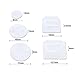 Sunmns 205 Pieces Self Adhesive Small Clear Rubber Feet Transparent Noise Dampening Protect Bumper Pads for Furniture, Computer, Drawer and Others