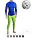 Defender New Men's Cool Compression Mock Shirts Tights Baselayer Soccer BL_M