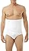 Underworks Zip-N-Trim Support Brief Girdle for Men with 8-inch Powerband - for Tummy Trimming, Shaping, Mid-Section Hernia
