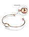 CHICNOW Wedding Party Maid of Honor Proposal Bangle Rose Gold Bracelet (Rose Gold Set of 5)