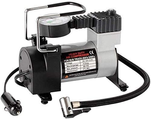 MWKLW Air Compressor Car Pumps For Tyres,digital Tire Inflator Portable 12v 150w 150ps With Additional Nozzle Valve Adapter Led Light