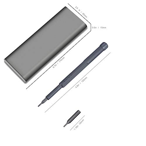 Precision 48 in 1 Screwdrivers Set, Mini Magnetic Screwdriver Bit Repair Tool Kit with Premium Quality Aluminum Case for Phone,PC Tablet,iPad,Eyeglasses,Household Appliances,Toys,Watches,Laptop Driver