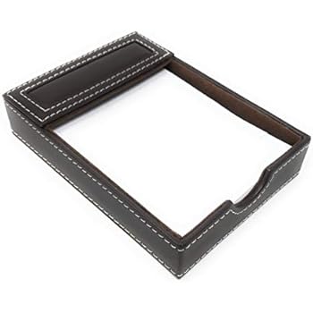 Officemate Memo Holder - Black Plastic Paper Organizer For Desk 4x6 Inches