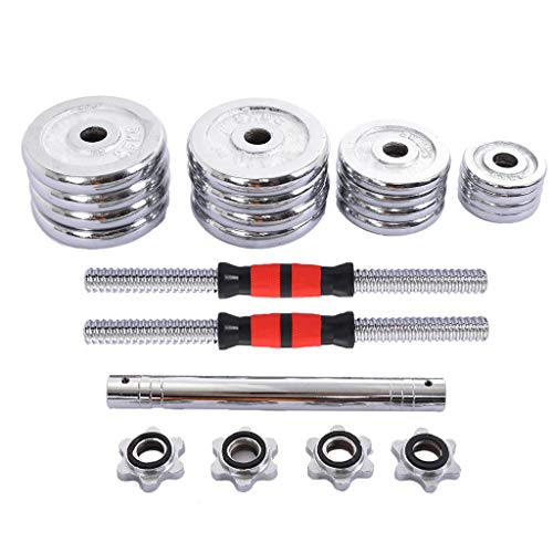 HADSHAAE-A-Pair-of-66-LB-Adjustable-Dumbbell-Combination-Set-Home-Fitness-Dumbbell-Combination-Dumbbell-Barbell-for-Men-and-Women-Gym-Work-Out-with-Connector-Options