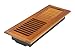 Accord AOFROML412 Floor Register with Red Oak Louvered, 4-Inch x 12-Inch (Duct Opening Measurement), Medium Finish