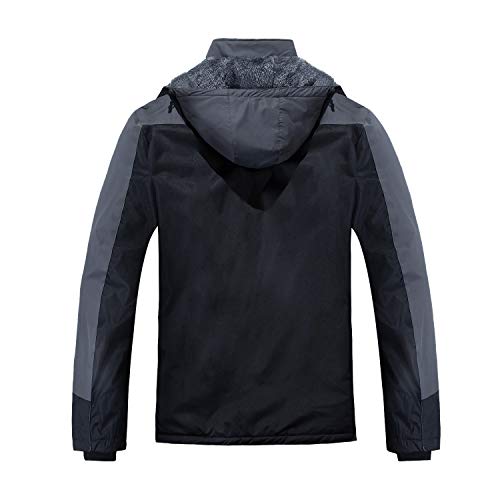 INVACHI Men's Waterproof Ski Jacket Warm Winter Snow Coat Mountain