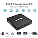 Mini PC, Intel Atom x5-Z8350 Processor 4GB LPDDR3/64GB eMMC Fanless Mini Desktop Computer Windows 10 Support, HDMI & VGA Output, HD Graphics, 2.4G+5G WiFi/1000Mbps LAN, BT 4.2, Auto Power Onthumb 3