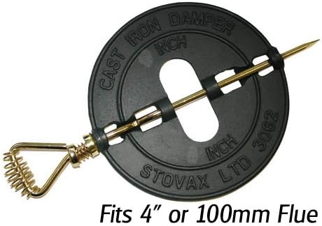 Stovax 4" 100mm Stove Flue Damper Butterfly