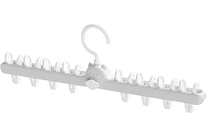 Underwear Hangers for Drying, Windproof Clothes Hanger with Clips, Underwear Hanger for Indoor Outdoor, Rack, Laundry Accesso