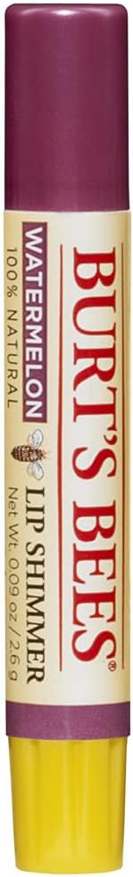 Burt's Bees Watermelon Lip Shimmer 2.6g Moisturising Tinted Lip Balm