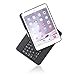 Moleboxes iPad Mini Keyboard Case, Swivel 360 Degree Rotatable Bluetooth Keyboard Case IPad Mini Bluetooth Keyboard for IPad Mini 3 / IPad Mini 2 / IPad Mini(Close to Sleep, Open to Wake Up) (Black)