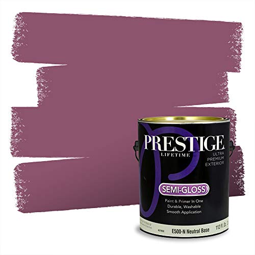 PRESTIGE Paints Exterior Paint and Primer In One, 1-Gallon, Semi-Gloss, Compara…