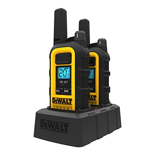 DEWALT DXFRS300 1 Watt Heavy Duty Walkie Talkies Waterproof, Shock