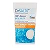 Drsalts 100% Epsom Bath Salts Post Workout Therapy with Rejuvenating Black Pepper Soothe Sore Muscles & Joints 1kg