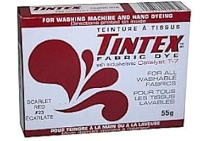LOT OF 1 TINTEX BRAND SCARLET RED FABRIC DYE #23 NEW by TINTEX