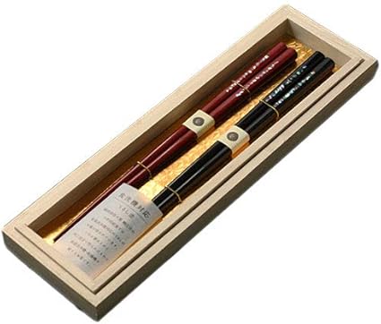 Amazon 日本製桐箱入り 夫婦箸2本セット 貝一文字 食洗機対応 漆塗り 22cm 23 5cm 越前塗り 漆器かりん本舗 箸 通販