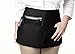 Excellent USA Quality Black Bistro Waist Apron Short Cocktail Length Multiple Pockets