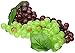 Artificial Green & Purple Grape Cluster, Set of 2 Pieces